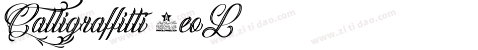 Calligraffitti-3eoL字体转换