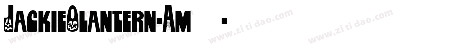 JackieOlantern-Am86字体转换