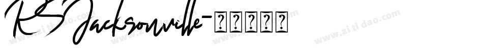 RSJacksonville字体转换