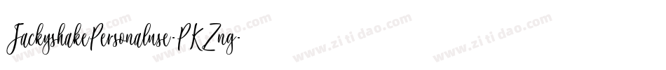 JackyshakePersonaluse-PKZng字体转换