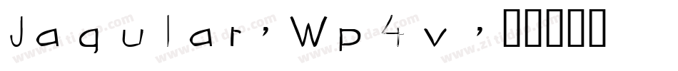 Jagular-Wp4v字体转换