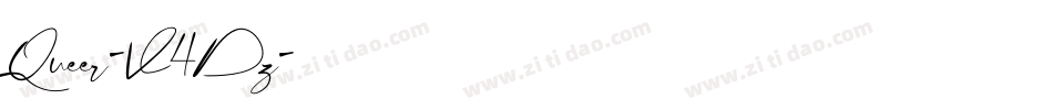 Queer-V4Dz字体转换