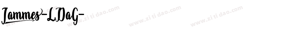 Jammes-LDaG字体转换