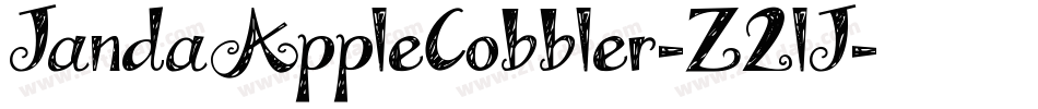 JandaAppleCobbler-Z2lJ字体转换