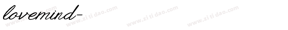 lovemind字体转换