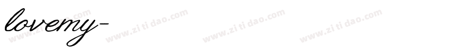 lovemy字体转换