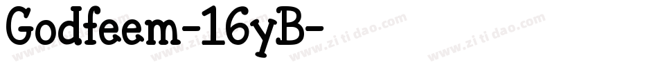 Godfeem-16yB字体转换