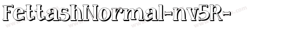 FettashNormal-nv5R字体转换