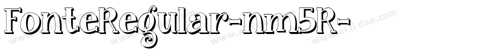 FonteRegular-nm5R字体转换