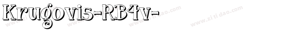 Krugovis-RB4v字体转换 Krugovis-RB4v字体转换