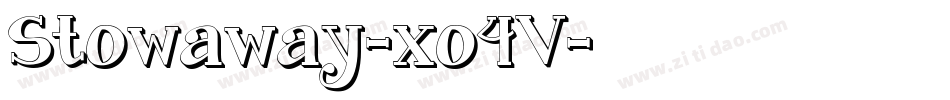 Stowaway-xo4V字体转换