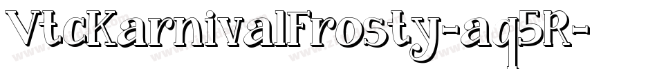 VtcKarnivalFrosty-aq5R字体转换