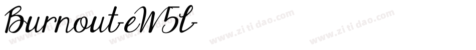 Burnout-eW5l字体转换
