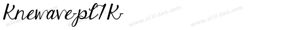 Knewave-pl7K字体转换