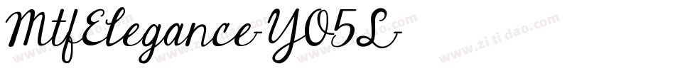 MtfElegance-YO5L字体转换