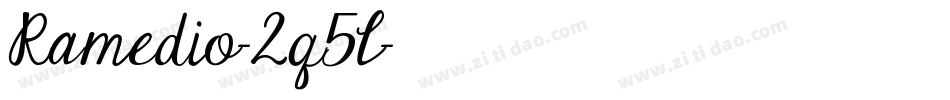 Ramedio-2q5l字体转换