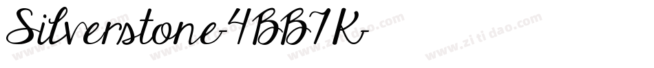 Silverstone-4BB7K字体转换 Silverstone-4BB7K字体转换