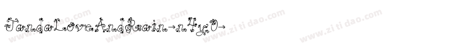 JandaLoveAndRain-n4y0字体转换