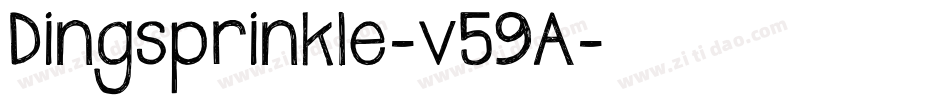 Dingsprinkle-v59A字体转换