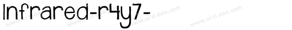 Infrared-r4y7字体转换