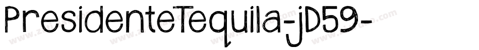 PresidenteTequila-jD59字体转换