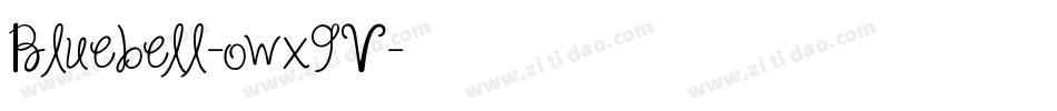Bluebell-owx9V字体转换