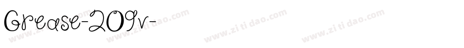 Grease-2O9v字体转换
