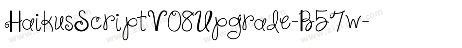 HaikusScriptV08Upgrade-B57w字体转换
