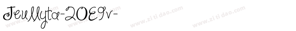 Jeullyta-2OE9v字体转换