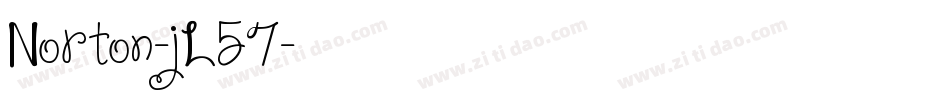 Norton-jL57字体转换