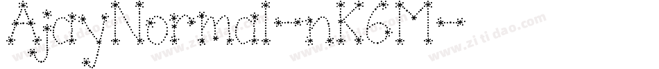 AjayNormal-nK6M字体转换