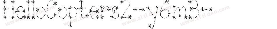 HelloCopters2-y6m3字体转换