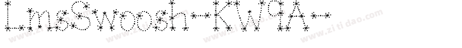 LmsSwoosh-KW9A字体转换