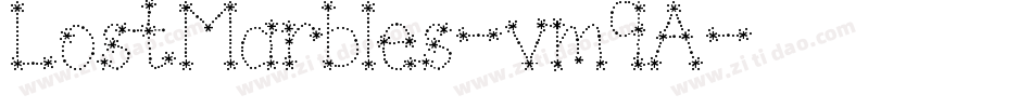 LostMarbles-vm9A字体转换