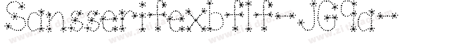 Sansserifexbflf-JG9a字体转换