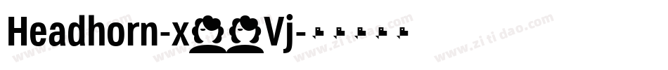 Headhorn-x33Vj字体转换
