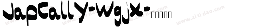 JapCally-wgjx字体转换