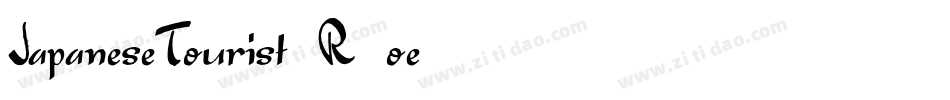 JapaneseTourist-R7oe字体转换