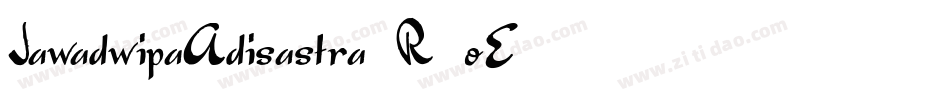 JawadwipaAdisastra-R7oE字体转换