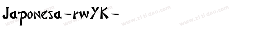 Japonesa-rwYK字体转换