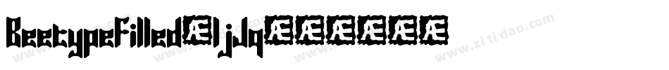 BeetypeFilled-ljJq字体转换