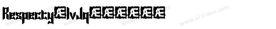 Respecty-lvJq字体转换 Respecty-lvJq字体转换