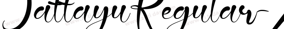 JattayuRegular-ZVy1Z字体转换