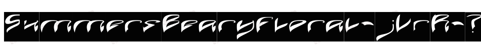SummersBearyfloral-jVrR字体转换