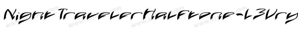 NightTravelerHalftone-L3Vry字体转换