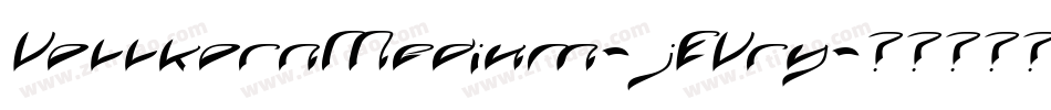 VollkornMedium-jEVry字体转换