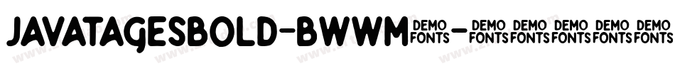 Javatagesbold-BWWM5字体转换