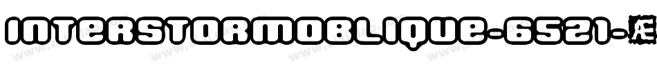 InterstormOblique-65z1字体转换