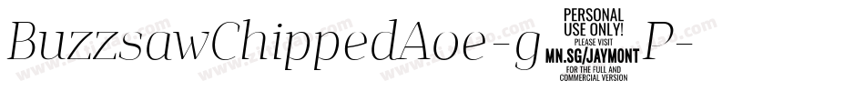 BuzzsawChippedAoe-g1P字体转换