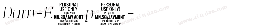 Dam-E1p9字体转换
